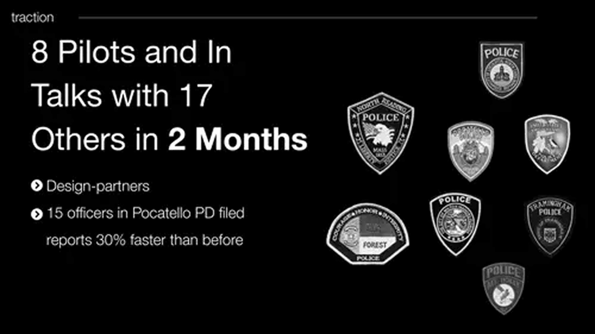 Code Four pitch deck — slide 5