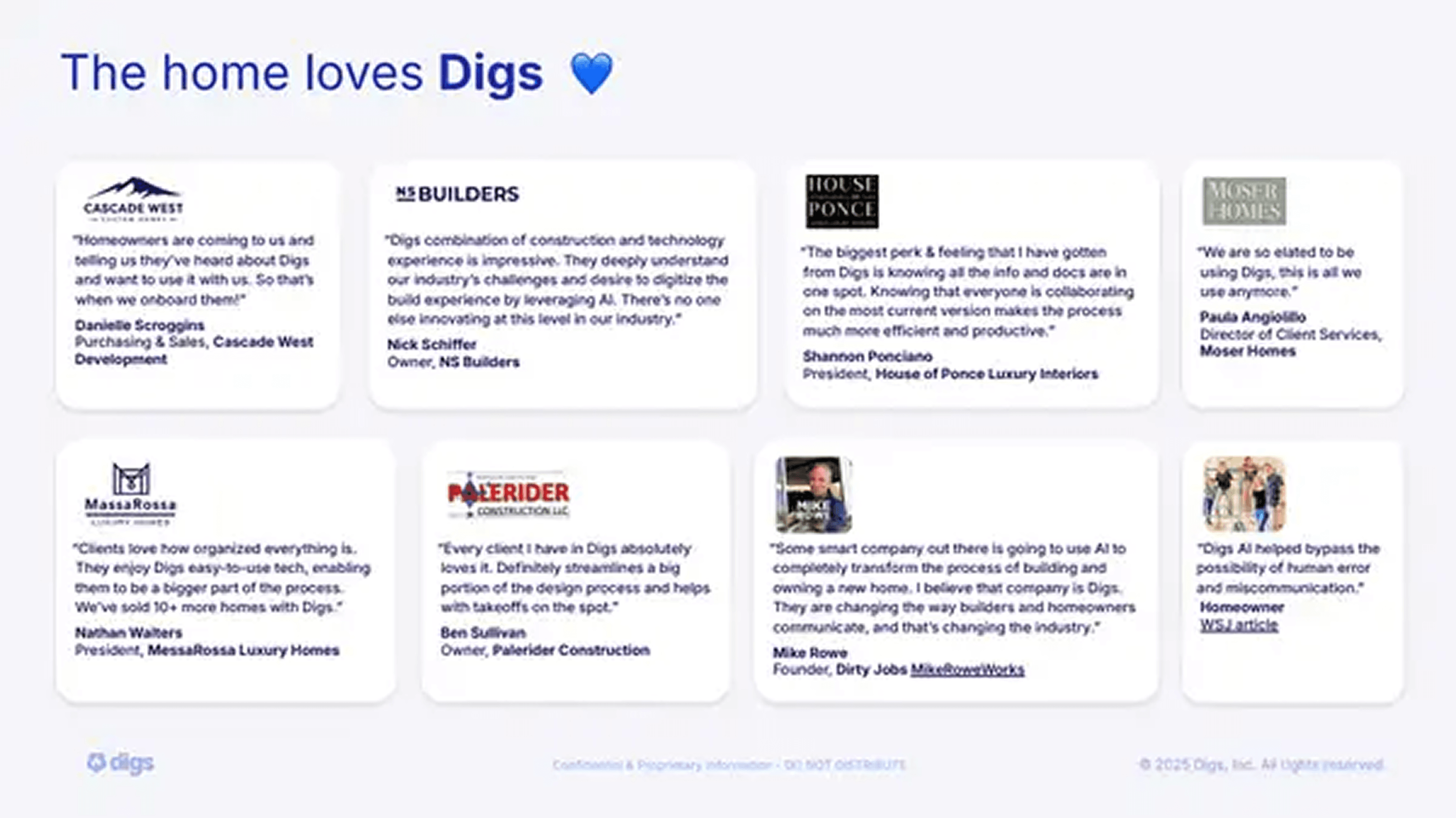 Digs pitch deck — slide 14