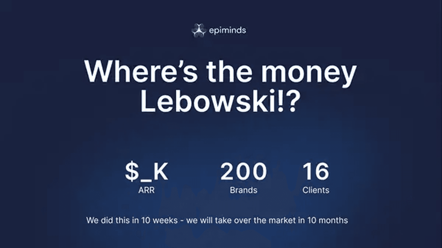 Epiminds pitch deck — slide 7