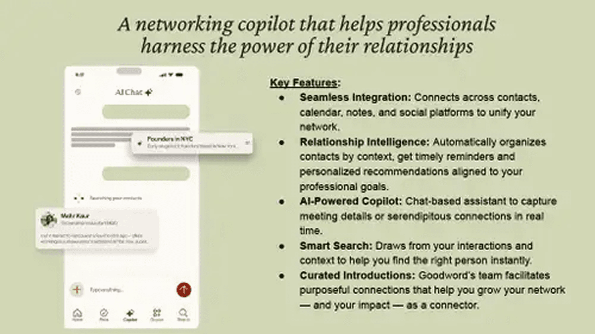 Goodword pitch deck — slide 9