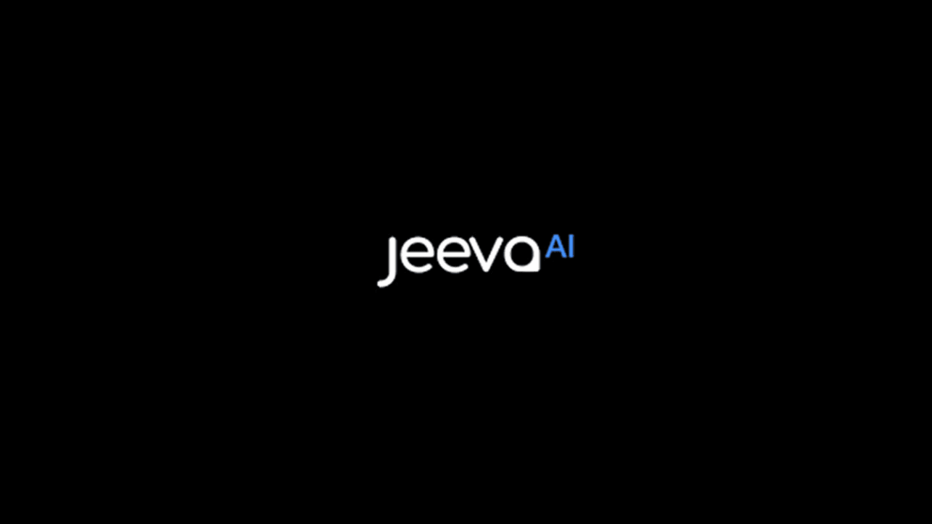 Jeeva AI pitch deck cover