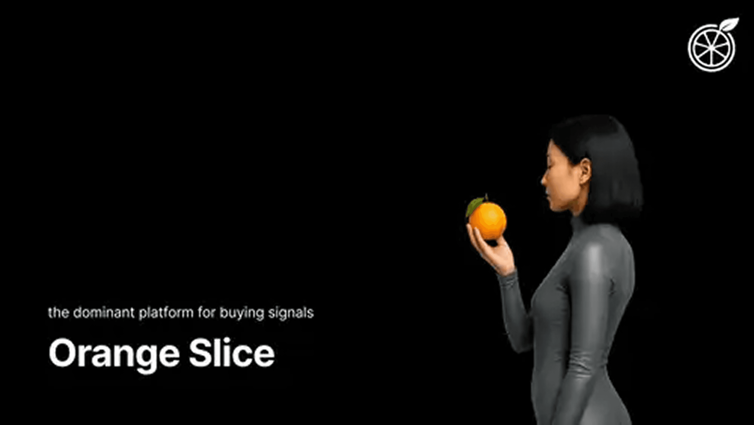 Orange Slice pitch deck — slide 1