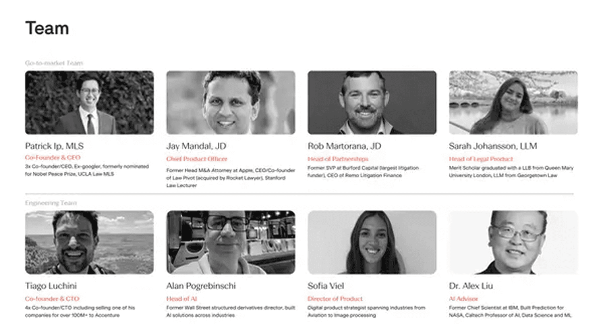 Theo AI pitch deck — slide 8