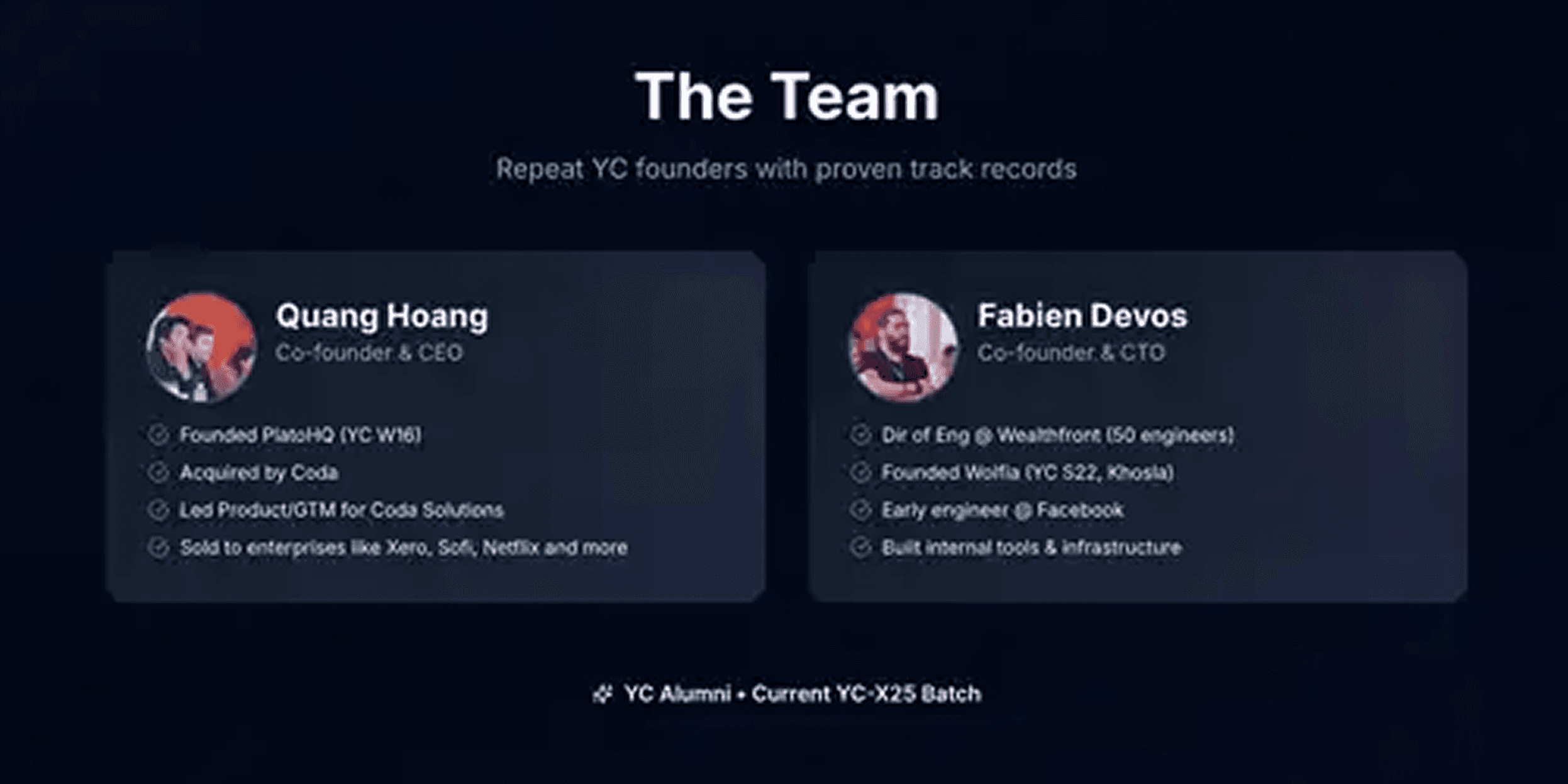 Vybe pitch deck — slide 6